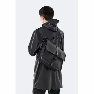 ■Rest & Recreation■ COTTON SHOULDER BAG CHARCOAL RR251AC0 Shoulder Bag RAINS Commuter Bag Black | Outdoorsupply.co.uk